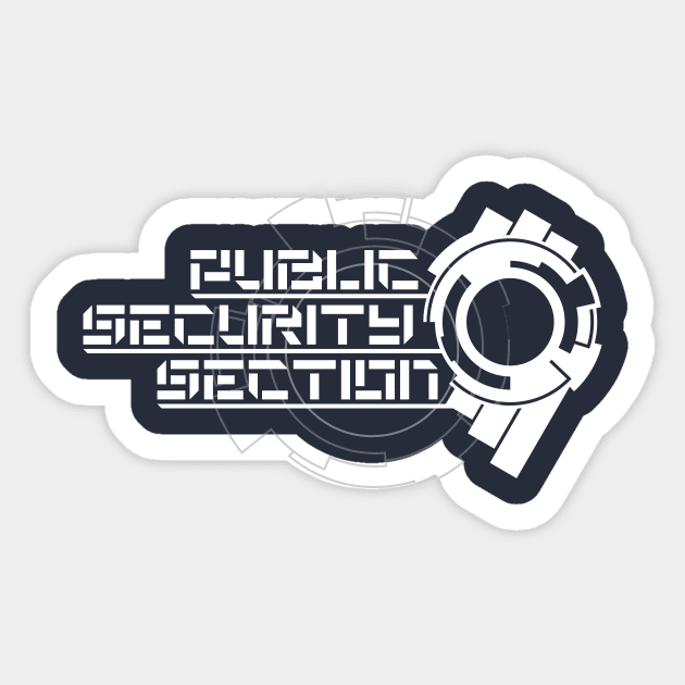 Public Security Section 9 Sticker by Pufahl